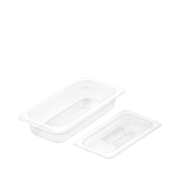 SOGA 65mm Clear Gastronorm GN Pan 1/3 Food Tray Storage with Lid, Home & Living, Kitchen & Dining, Bakeware, Baking Trays, ,  - NZ DEPOT 1