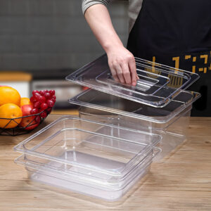 SOGA Clear Gastronorm 1/1 GN Lid Food Tray Top Cover Bundle of 2, Home & Living, Kitchen & Dining, Bakeware, Baking Trays, ,  - NZ DEPOT 2