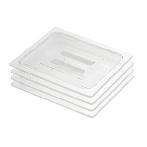 SOGA Clear Gastronorm 1/2 GN Lid Food Tray Top Cover Bundle of 4, Home & Living, Kitchen & Dining, Bakeware, Baking Trays, ,  - NZ DEPOT 1