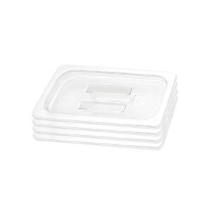 SOGA Clear Gastronorm 1/3 GN Lid Food Tray Top Cover Bundle of 4, Home & Living, Kitchen & Dining, Bakeware, Baking Trays, ,  - NZ DEPOT 1