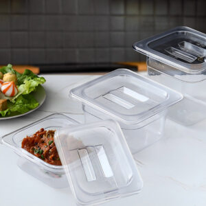 SOGA Clear Gastronorm 1/6 GN Lid Food Tray Top Cover Bundle of 2, Home & Living, Kitchen & Dining, Bakeware, Baking Trays, ,  - NZ DEPOT 2