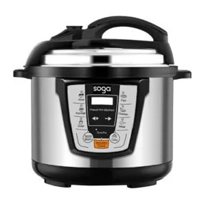 Buy SOGA Electric Stainless Steel Pressure Cooker 10L 1600W Multicooker 16 Online - Electronics & Appliances/Appliances/Small Kitchen Appliances/Benchtop Cooking/Slow Cookers & Pressure Cookers - 1 - NZ Depot Free Shipping