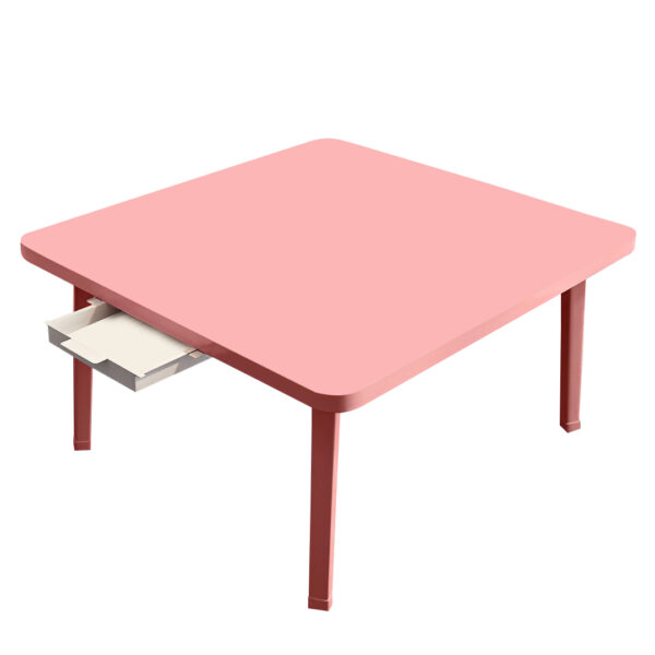 Soga Pink Portable Floor Table Small Square Space-Saving Mini Desk Home Decor, Desks &Amp; Computer Tables, , , , ,  - Nz Depot 1