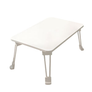 SOGA White Portable Bed Table Adjustable Folding Mini Desk With Cup-Holder Home Decor, Desks & Computer Tables, , , , ,  - NZ DEPOT 1