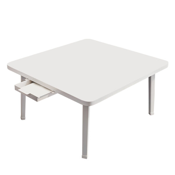 Soga White Portable Floor Table Small Square Space-Saving Mini Desk Home Decor, Desks &Amp; Computer Tables, , , , ,  - Nz Depot 1