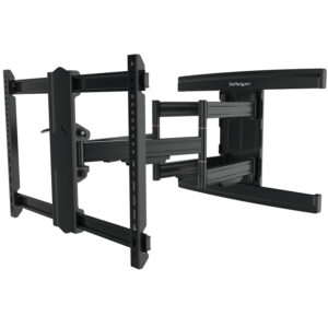 StarTech FPWARTS2 TV Wall Mount supports up to 100 inch VESA Displays - Low Profile Full Motion TV Wall Mount for Large Displays - Heavy Duty Adjustable Tilt/Swivel Articulating Arm Bracket - NZ DEPOT