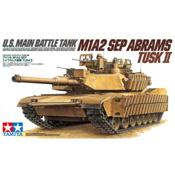 Tamiya Military Miniature Series No.326 - 1/35 - U.S. Main Battle Tank M1A2 SEP Abrams - NZ DEPOT