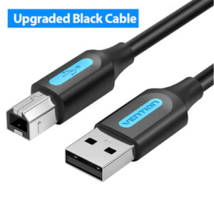 Vention COOBH USB 3.0 A Male to B Male Cable 2M Black PVC Type - NZ DEPOT