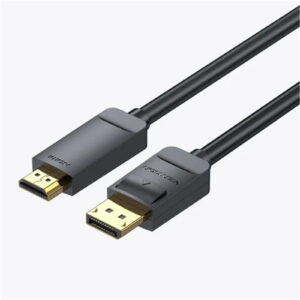 Vention HAGBH 4K DisplayPort to HDMI Cable 2M Black - NZ DEPOT