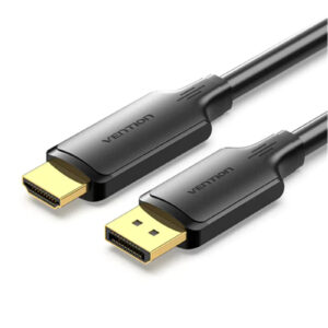 Vention HFOBJ DisplayPort Male to HDMI-A Male 4K HD Cable 5M Black - NZ DEPOT