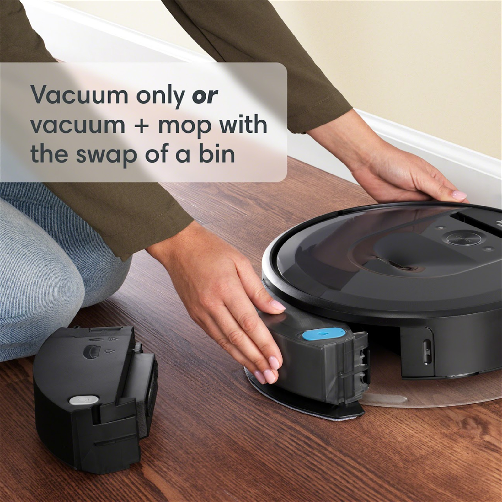 iRobot Roomba Combo i8+ Vacuum & Mop Smart Robot Vacuum SelfEmptying