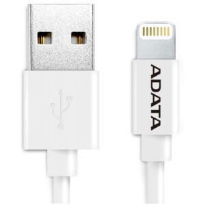 ADATA Apple Certified Lightning to USB Cable White 100cm Apple Certified NZDEPOT - NZ DEPOT