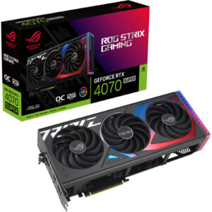 ASUS ROG STRIX NVIDIA GeForce RTX 4070 Super OC 12GB GDDR6X Graphics Card - NZ DEPOT
