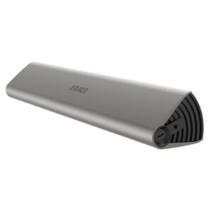 Edifier MF200 Portable Desktop Bluetooth PC Soundbar Speaker Space Grey USB C 3.5mm Aux inputs premium metal design easy touch controls works with PC Mac more up to 10hrs playback per charge NZDEPOT - NZ DEPOT