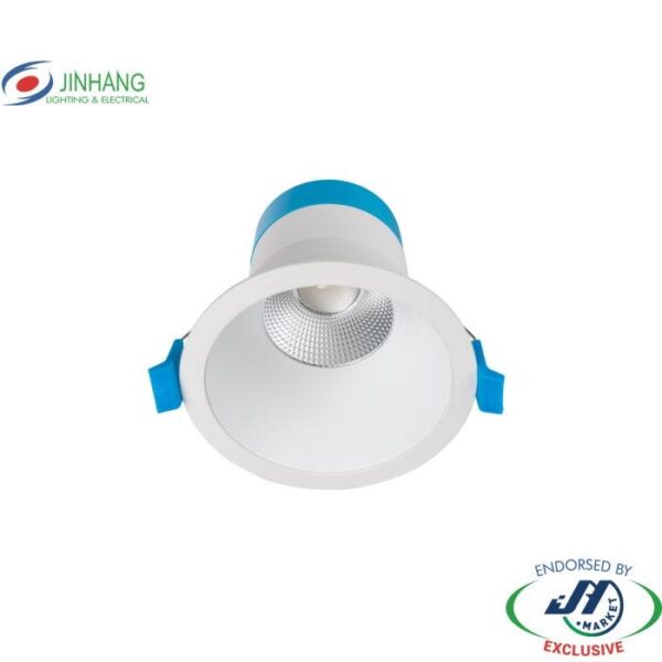 Jinhang Anti-Glare Downlight 9W 60D Tricolour 90Mm Cut-Out - Jh-Agdl01-P9009D-60D-Cct-Nz -  - Led Downlights - Lighting