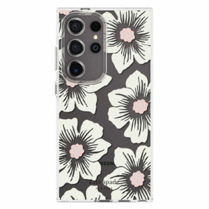 Kate Spade New York Galaxy S24 Ultra 5G Protective Hardshell Phone Case Hollyhock ClearCream NZDEPOT - NZ DEPOT