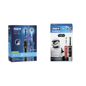 Oral B Family Pack Included 2pcs PRO 2 Adult 2pcs Kids Star Wars Electric Toothbrush NZDEPOT - NZ DEPOT