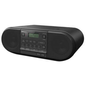 Panasonic RX-D550GS-K 20W Powerful Portable Bluetooth Radio Boombox - Black - FM Radio + CD Player + Bluetooth inputs - Remote control - 8x C batteries (Sold separately) + AC Power - NZ DEPOT