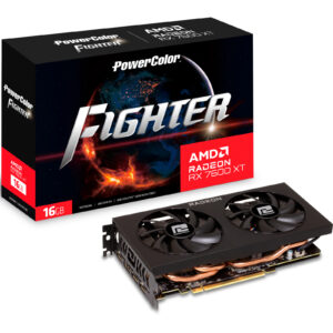 Powercolor Fighter AMD Radeon RX 7600 XT 16GB GDDR6 Graphics Card - NZ DEPOT