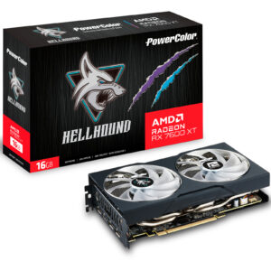 Powercolor Hellhound AMD Radeon RX 7600 XT 16GB GDDR6 Graphics Card NZDEPOT - NZ DEPOT