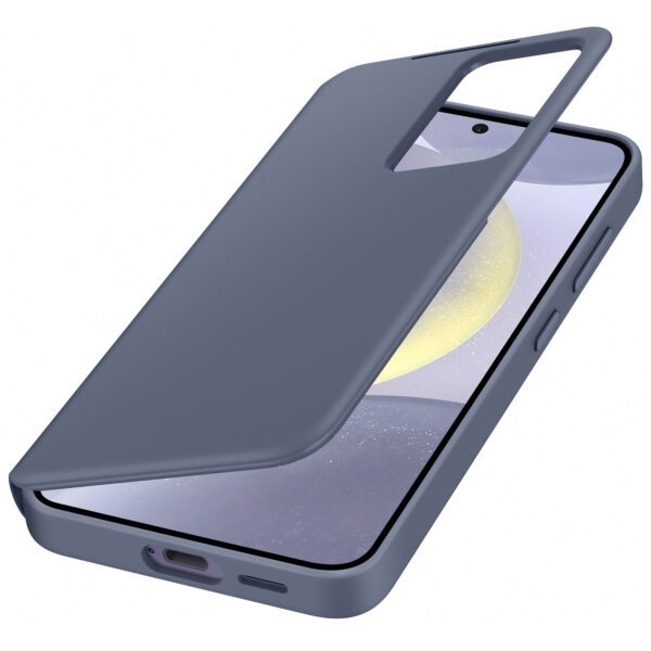 Samsung Galaxy S24 5G Smart View Wallet Case - Violet - NZ DEPOT
