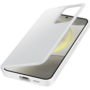 Samsung Galaxy S24 5G Smart View Wallet Case - White - NZ DEPOT