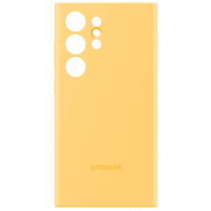 Samsung Galaxy S24 Ultra 5G Silicone Case Yellow NZDEPOT - NZ DEPOT