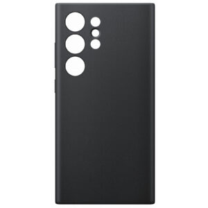 Samsung Galaxy S24 Ultra 5G Vegan Leather Case - Black - NZ DEPOT