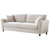 Cozza Linen Sofa Beige