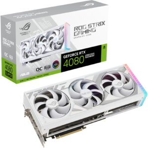 ASUS ROG STRIX NVIDIA GeForce RTX 4080 SUPER OC WHITE 16GB GDDR6X Graphics Card - NZ DEPOT