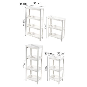 DS BS 3 Tier Narrow Slide-Out Trolley Rack Shelf Organizer