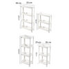 DS BS 3 Tier Wide Slide-Out Trolley Rack Shelf Organizer
