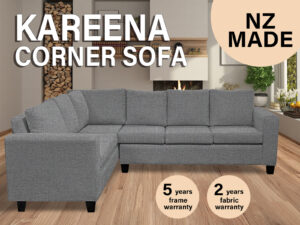 DS NZ made Kareena corner sofa Vish Grey PR9055 5 Sofas Sectionals Sofa Beds NZ DEPOT - NZ DEPOT