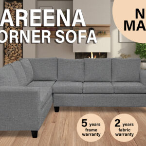 DS NZ made Kareena corner sofa Vish Grey