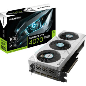 Gigabyte NVIDIA GeForce RTX 4070 SUPER Eagle OC ICE 12GB GDDR6X Graphics Card - NZ DEPOT