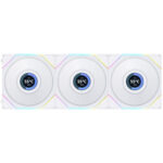 Lian Li UNI FAN TL120 LCD White Triple Pack With Controller Digital Addressable RGB 120 Fan