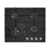 Midea 60cm Gas Cooktop Black Glass 60G40ME084-GFT - Hobs - 60G40ME084-GFT-1 - NZ DEPOT