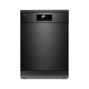 Toshiba 15 Place Settings Freestanding Dishwasher With UV Light & Auto Open DW-15F3(BS)-NZ - DW-15F3(BS)-NZ