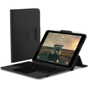 Urban Armor Gear Bluetooth Keyboard With Track Pad for iPad 10.2 987th Gen Black Ash NZDEPOT - NZ DEPOT