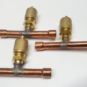ACCESS PORT TEE 1/4x3/8OD (3/pkt) . - Couplers and Service valves