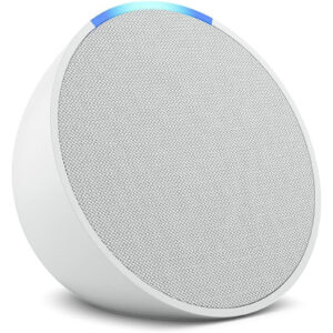 Amazon Echo Pop Smart Speaker with Alexa - Glacier White > Headphones & Audio > Speakers > Smart Speakers - NZ DEPOT