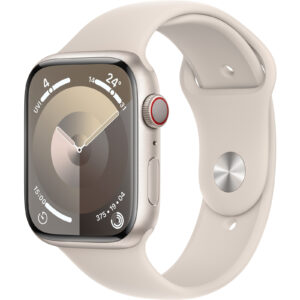 Apple Watch Series 9 (GPS + Cellular) 45mm - Starlight Aluminium Case > Phones & Accessories > Smart Watches & Fitness Watches > Apple Watches - NZ DEPOT