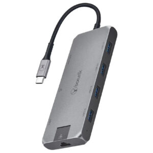 Bonelk Long-Life USB-C to 8-in-1 Muliiport Hub ( Space Grey ) > PC Peripherals & Accessories > USB Hubs > USB-C Hubs - NZ DEPOT