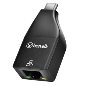 Bonelk USB-C to Gigabit Ethernet Compact Adapter ( Black ) > PC Peripherals & Accessories > Adapters > Network Adapters - NZ DEPOT