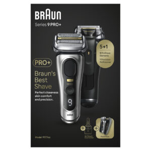 Braun Series 9 Pro 9577CC Wet & Dry Shaver with Power Case and leather travel case. 6-in-1 SmartCare center. > Health