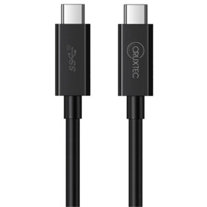 Cruxtec 1m USB-C to USB-C Cable -- Full Feature for Syncing & Charging (240W