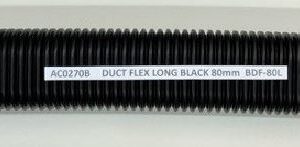 DUCT FLEX LONG BLACK 80mm LONG  BDF-80L - Toyo Ducting & Accessories