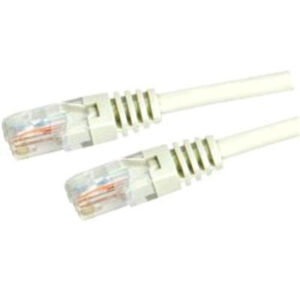 Dynamix PLW C5E 1 1m Cat5e White UTP Patch Lead T568A Specification 100MHz Slimline Moulding Latch Down PlugPC Peripherals AccessoriesCablesNetwork Telephone Cables NZDEPOT - NZ DEPOT