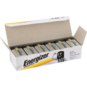 Energizer Industrial 9V Battery Alkaline Box 12 > Power & Lighting > Batteries & Chargers > 9V Batteries - NZ DEPOT