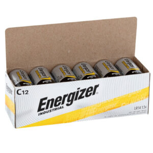Energizer Industrial C Battery Alkaline Box 12Power LightingBatteries ChargersSize C Batteries NZDEPOT - NZ DEPOT